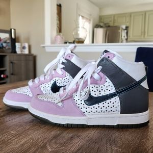 Nike Dunk 6.0 high top 2009 purple and gray